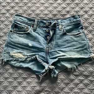 Levi Jean shorts only wore once. Like new!